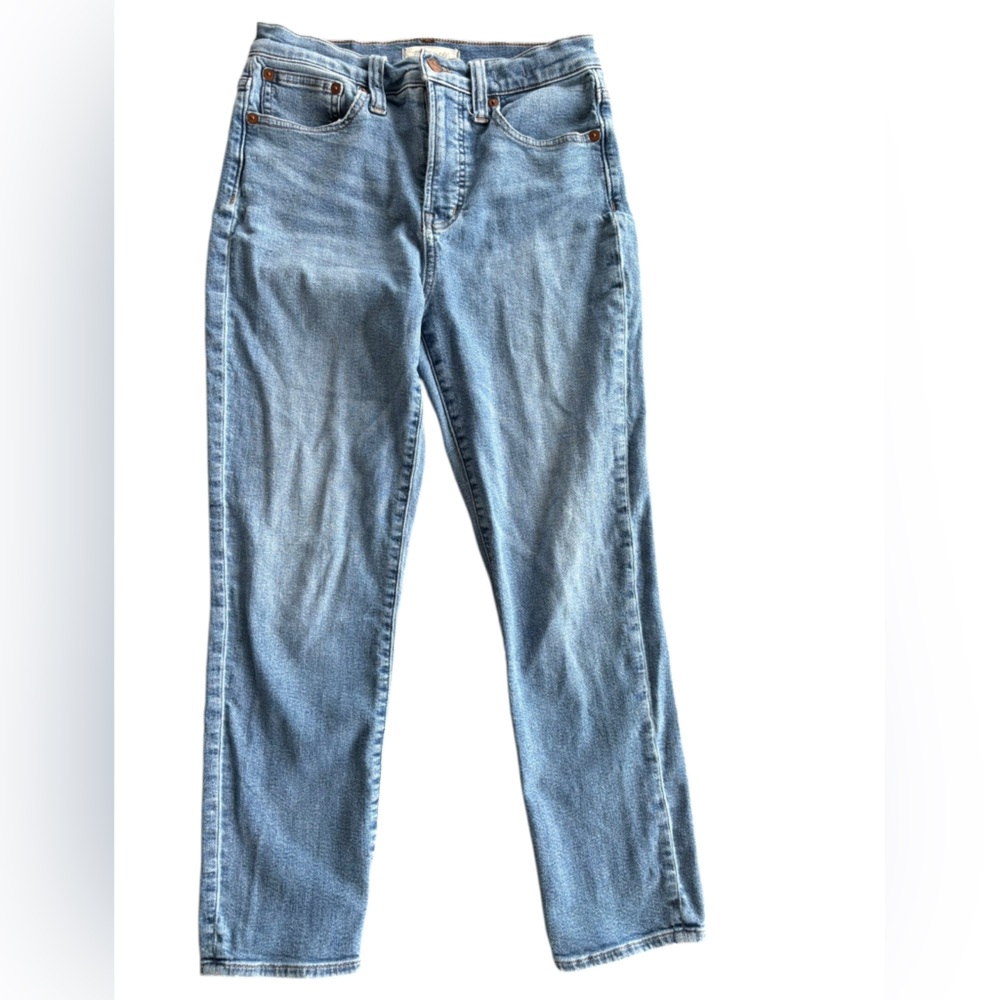 Madewell Women's The Perfect Vintage Jean Straight Leg Light/Medium Wash Size 26